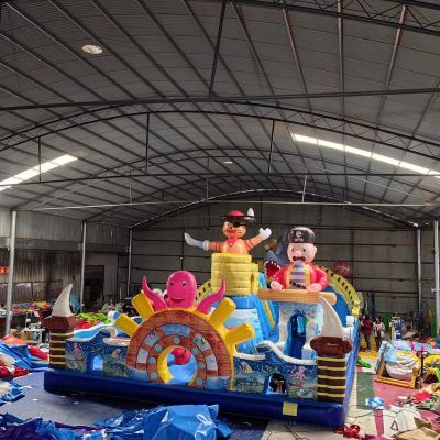 China Factory wholesale commercial PVC kids bounce house with combined slide castillos juegos inflables water bouncy big wheel on sale for sale