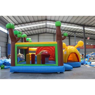 China New kiddie pvc party juego inflatables adult commercial spiderman combo jumper inflatable bouncy house water slide castle for sale