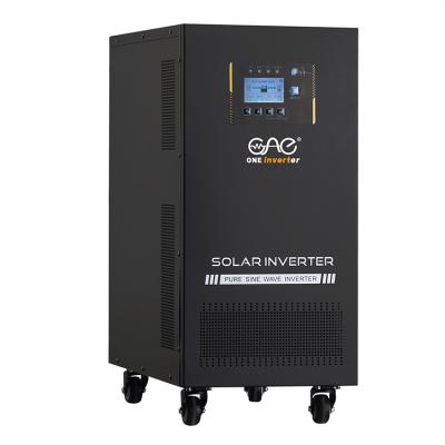 China Heavy Duty Solar Power System Power Ups Inverter With Charger 15kw DC AC Pure Sine Wave Solar Inverter for sale