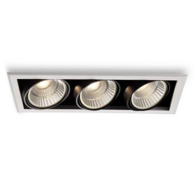 China High Brightness Modern COB 3x12w Led Recessed Downlight IP20 Led Grills Light for sale