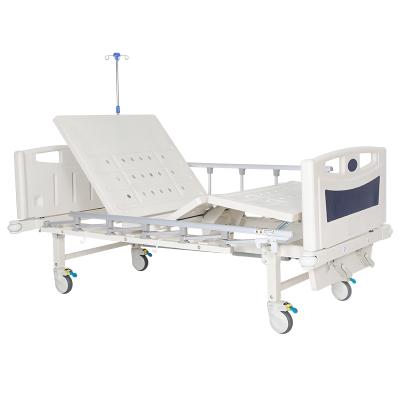 China Two crank MD-N05 double crank hospital bed wholesale manual lightweight patient bed manual for sale