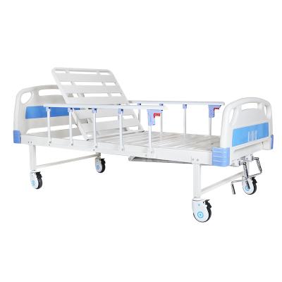 China MD-BS2-001 Easy Care Portable Cheap Medical Equipment Nusing 2 Cranks Manual Hospital Beds for sale