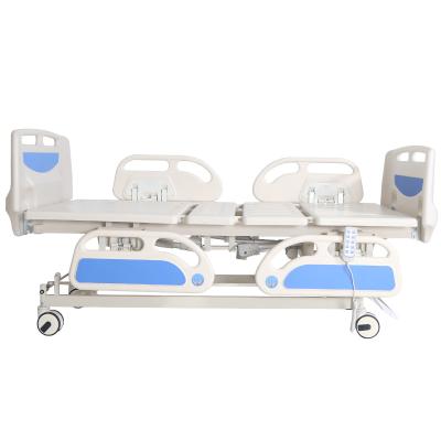 China Single Operate MD-BD5-005 Punched Low 5 Function Steel Board Durable Breathable Electric Hospital Bed Price for sale