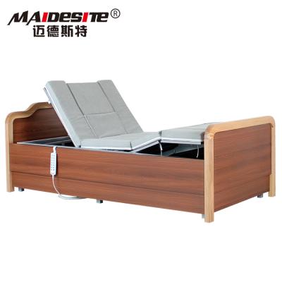 China E101 High End Stable Wooden Material Electric Nursing Medical Bed for sale