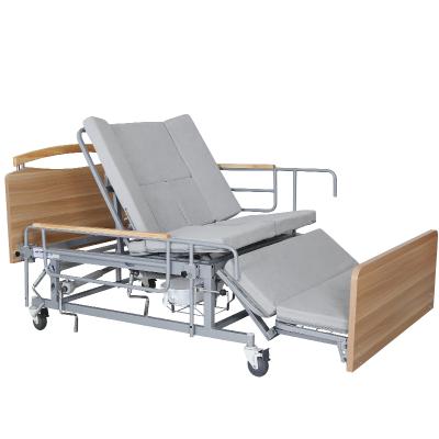 China E23 Maidesite Manual Operated OEM Accept Cama Hospital Wooding Bed Manual Medical Bed for sale