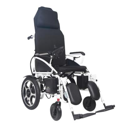 China DLY 801 High Back Light Foldable Full Liar Electric Wheelchair for sale