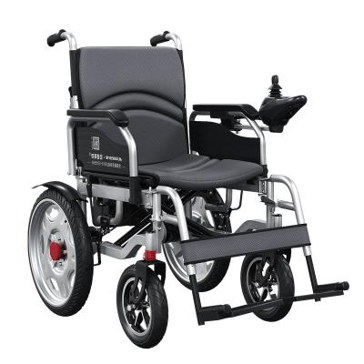 China Cheapest Motorized Folding Electric Wheelchair DLY-810 Series 250W Portable Double Motor For Elderly With CE for sale