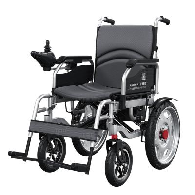 China DLY-810 Series Portable Wheelchair Price List, EABS Portable Brake Foldable Electric Wheelchair for sale