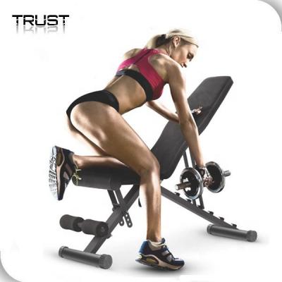 China Gym Indoor Heavy Duty Foldable Multi Equipment Chest Weightlifting Abdominal Weight Bench With Weights for sale