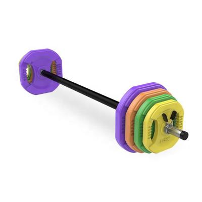 China Universal Adjustable Body Pump Weight Barbell Set For Aerobic Training for sale