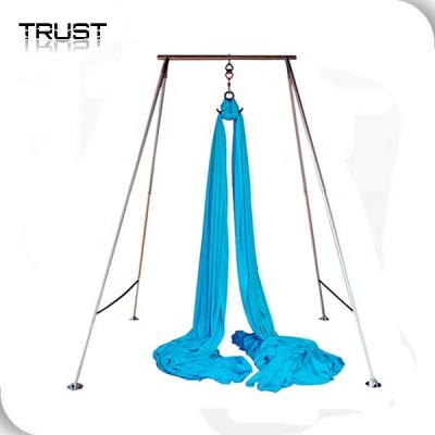 China Adult Outdoor Indoor Workout Aerial Yoga Swings Support Frame Rack for sale