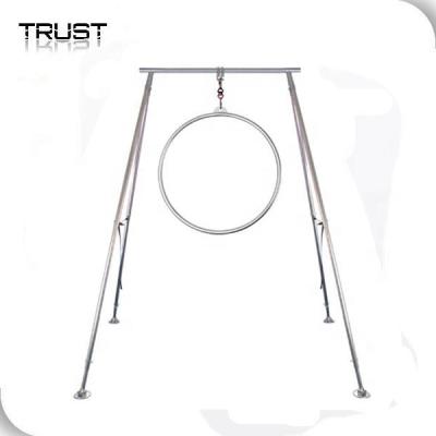 China Adult Yoga Frame Stand Up Aerial Rigging For Yoga Hammock And Aerial Circle And Silks for sale