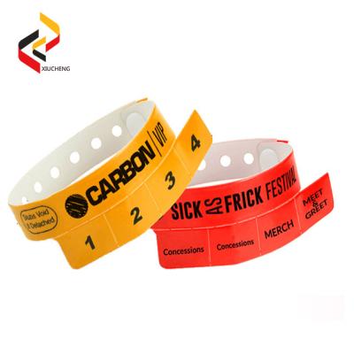 China Waterproof / Waterproof Hospital Vinyl ID Bands Custom Wristband One Time Use NFC213 NFC Vinyl Wristband for sale