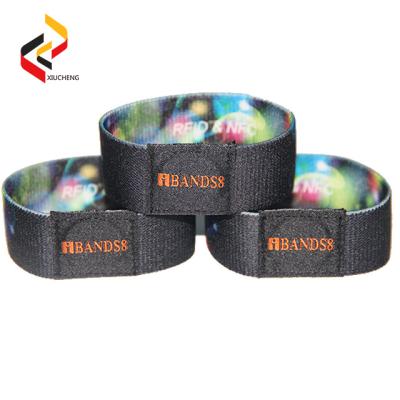 China Waterproof/Waterproof Access Control NFC Elastic Wristband for Cashless Payments for sale