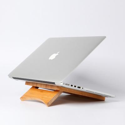 China 2023 Wholesale Hot Sale Fashion Good Quality Bamboo Laptop Ultra Thin Stand Adjustable Height for sale