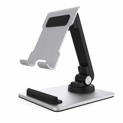 China 2023 Hot Sales Good Quality 360 Degree Rotation Angle Waist Aluminum Alloy Adjustable Phone Holder Multifunctional Tablet Holder for sale