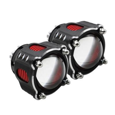 China Automobile Lamp TAOCHIS CAR Head Light 3.0 Inch 12v High Beam Single Lens With Devil Eyes LED Projector Lens H4 H7 9005 9006 For Headlight for sale