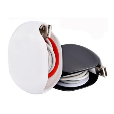 China For 2022 Auto Retractable Earphone USB Data Earphone Cable Organizer Wire Spool Winder for sale