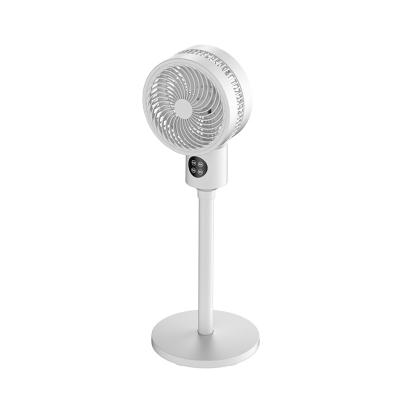 China 2021 Household OEM Household DC Air Cooling Fan Portable Electric Floor Fan Pedestal Air Circulation Plastic Standing Fan For Office Bedroom for sale