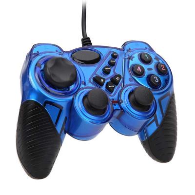 China USB Controller PC USB Wired Gampad Game Controller for PC Gamepad Shock Support Dual Plug and Play for sale