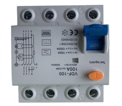 China Leistungsschalter EKL6-100B 100mA 4 Pole des B-RCCB Iec 61008-1 zu verkaufen