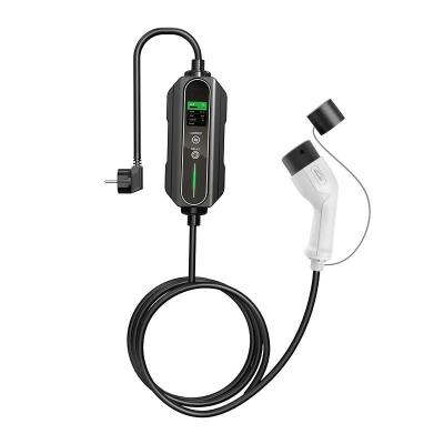 中国 2.3KW Portable EV Charger With 3-4 Hours Charging Time IP54 Protection Level 販売のため