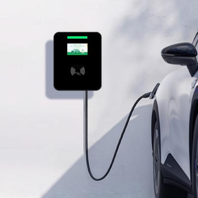 Cina Silver Wall Mounted EV Charging Station with Type 2 Interface and 5m Cable in vendita