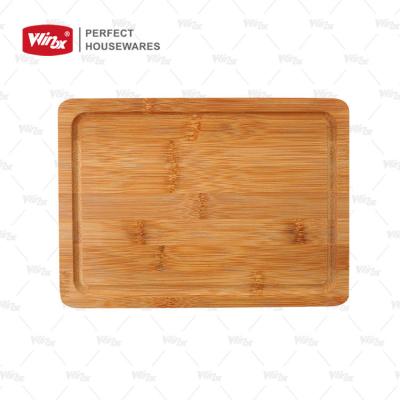 China Home Natural Health Organic Chopper Logo Home Natural Health Organic Rectangular Custom High End Rectangular Custom Bamboo Cutting Board for sale