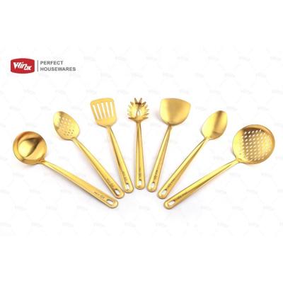 China Great Success Kitchen Accessories Gold Plating Handle Painting Utensils and Tools in Home and Kitchen for sale