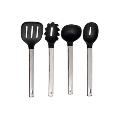 China Viable Wholesale Kitchenware Cooking Tools Silicone Cookware 4 Pcs Silicone Utensil Set for sale