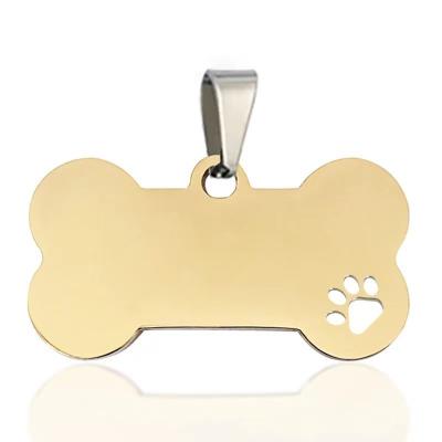 China Fashionable Individuation Custom Metal Stainless Steel Dog ID Tags Blank /laser Logo xvideo Dog Tag Collar For Engraving for sale