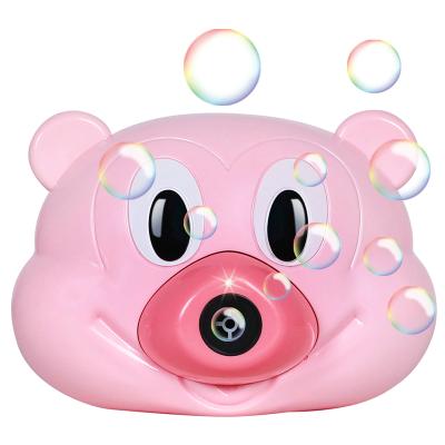 China Electric Bubble Bear High Quality Outdoor Camera Soap Bubble Blowing Toys Water Kids for sale