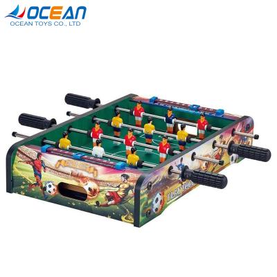 China Factory Indoor Game Table Football Table Soccer Kids Toys Indoor Soccer Board Wooden Hand Soccer Party for sale