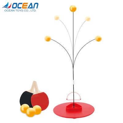 China New Easy Plastic Bound Table Tennis Trainer with 2 Rackets for Kids Beginner Training for sale