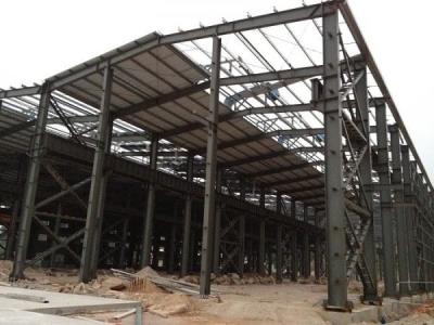 China Recyclable Workshop Steel Structure With Excellent Anti - Impact Ability for sale