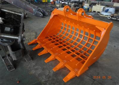 China Hitachi ZX200-3 Excavator Skeleton Rock Bucket With Customized Design for sale