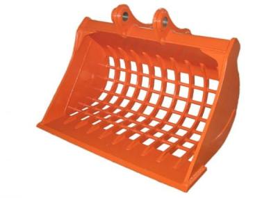 China 1 Cum Capacity Excavator Screening Bucket , Skeleton Sieve Buckets For Excavators for sale