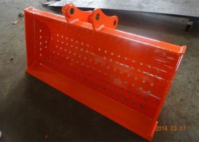 China Doosan DX75 Backhoe Rock Bucket / Excavator Screening Bucket 1500Mm Wide for sale