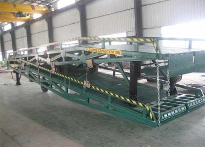 China Customize Design Portable Loading Ramps / Loading Dock Ramps With Solid Tyres for sale