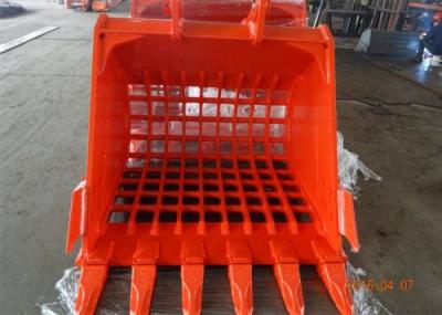 China Doosan DX480 Skeleton Rock Bucket / Excavator Bucket Attachments Q345B Material for sale