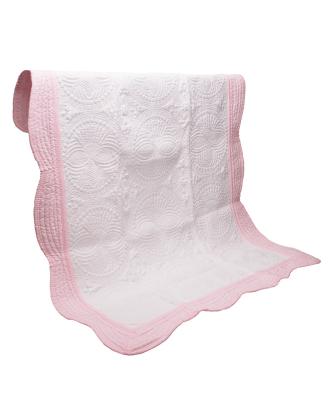 China Georgia Warehouse Pink Baby Quilt Lot 25Pcs Infant Blanket DOM111538 Solid Cotton Baby Blanket Anti-Static Kids Blanket for sale