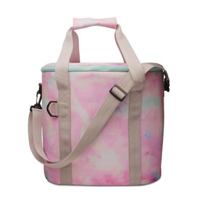 China Waterproof Free Shipping Portable Monogram Tie Dye Cooler Bag Personalized Large Capacity Summer Leopard Insulated Cooler Bags DOM1111855 for sale