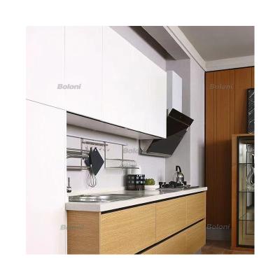 China Modern Modern Melamine Particleboard Kitchen Multifunctional Cupboard for Hotel Home for sale