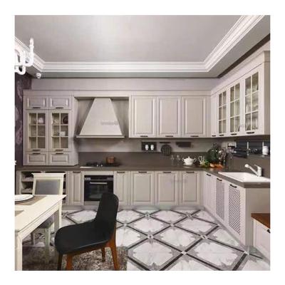 China Boloni Modern High End Contemporary Design Kitchens Melamine Artificial Marble Countertops for sale