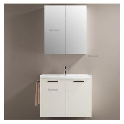 China Modern Boloni Factory Directly Selling Custom Made PVC Vanity Bathroom Cabinet Furniture For Bathroom for sale