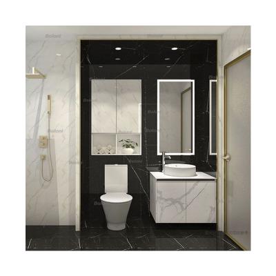 China Boloni Modern Design Modern Home Bathrooms Use Godiva Slate Vertical Bathroom Vanity for sale