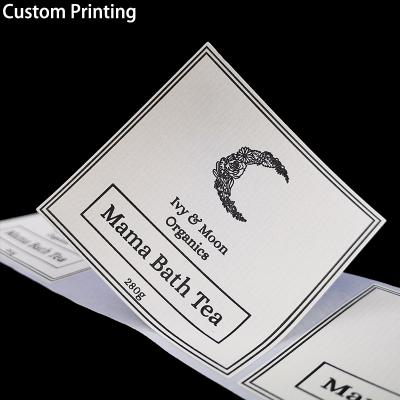 China Custom Waterproof Foil Label Printing PVC Vinyl Dark Color Product Bottle Sticker Sheet Paper Private Texture Stickers Labels For Jar for sale