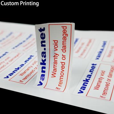 China Tamper Proof Anti Counterfeit Custom Small Eggshell Anti Fake Do Not Accept If Is Broken Open Anti Theft Sticker Label Adhesive Printing Void for sale