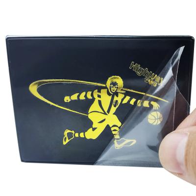 China Wholesale Custom High Density Gold Metal Transfer Stickers 3D Transfer Stickers Waterproof Manufacture Style Anime New for sale