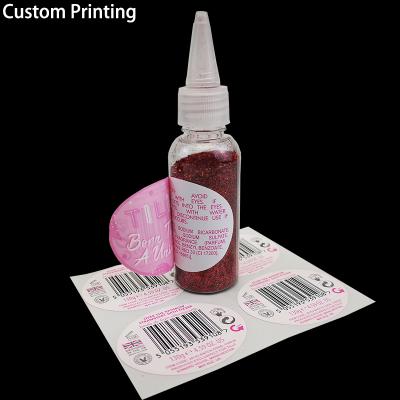 China Champagne Multi Shampoo Product Extension Hair Jewelry Label Booklet Waterproof Custom Printing Double Layer Private Skin Care Labels for sale